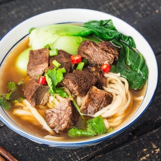 Slow Braised Beef Noodles